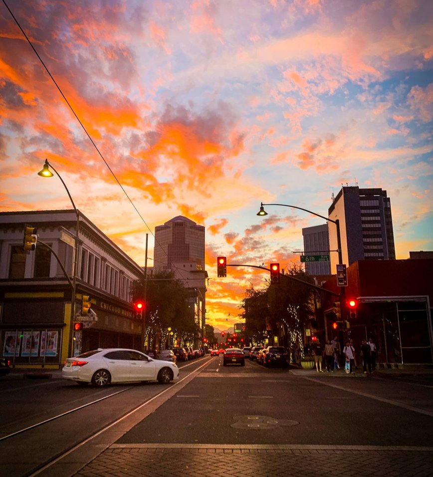Phoenix sunset landscape