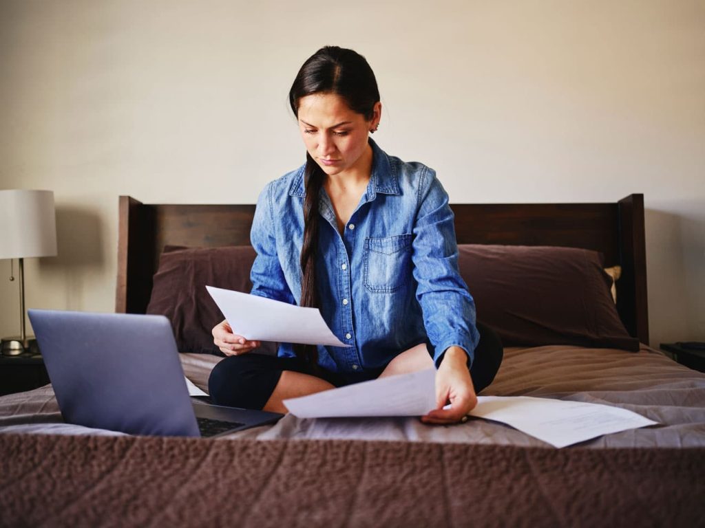 Woman filing a wrongful death claim
