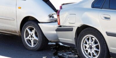 Two Cars In Rear-end Accidents At High Speed
