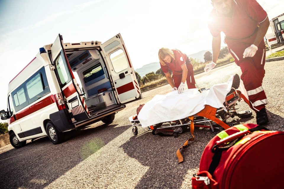 motorcycle accident injuries were diagnosed by rescuers
